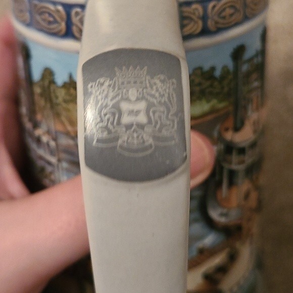 Vintage Miller High Life Beer Stein 7" Tall The First River Steamer 4th Series - Picture 6 of 10